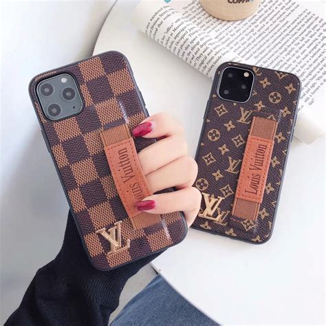 leather lv phone case|protective leather phone case.